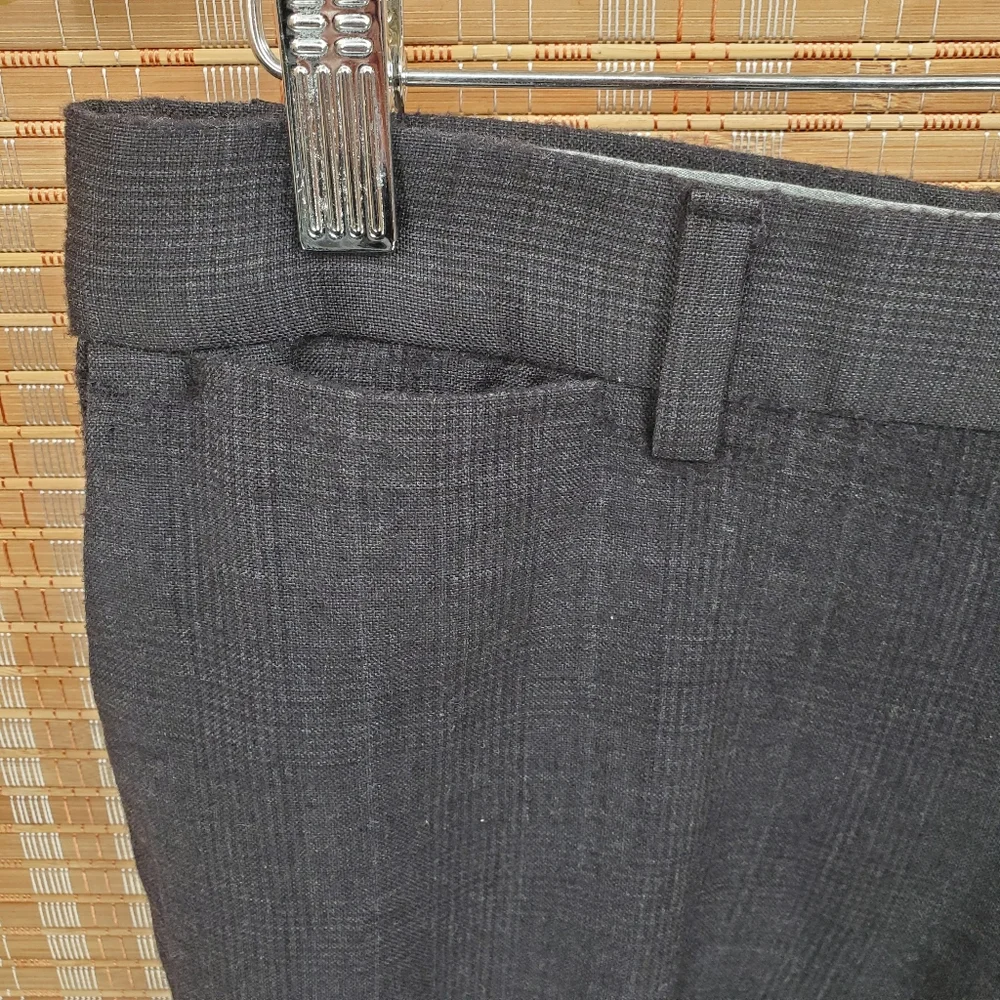 ◇ Banana Republic Mens Gray Wool Flat Front Trousers Size 31/32